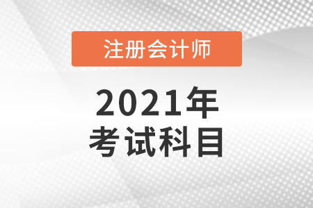 注冊會計(jì)師考哪些科目