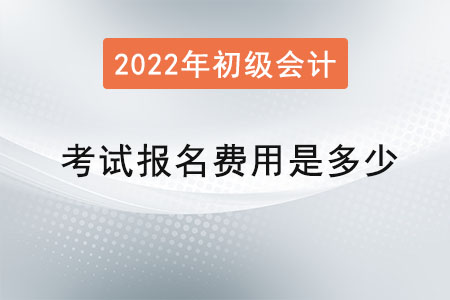 初級(jí)會(huì)計(jì)考試報(bào)名費(fèi)用是多少