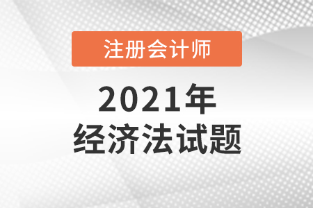 2021延考地區(qū)注冊會計師考試經(jīng)濟法試題