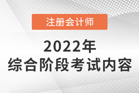 cpa綜合階段考什么內(nèi)容