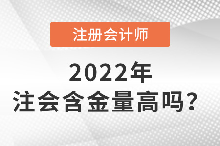 注冊會計(jì)師有什么用含金量高嗎