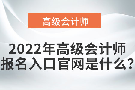 2022年高級會計師報名入口官網(wǎng)是什么,？