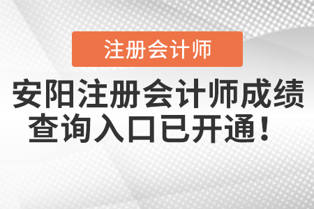 安陽(yáng)注冊(cè)會(huì)計(jì)師成績(jī)查詢?nèi)肟谝验_通,！