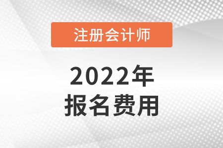 上海2022年注冊(cè)會(huì)計(jì)師報(bào)考費(fèi)用多少錢？