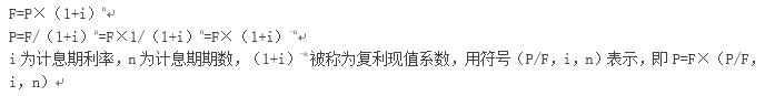 復(fù)利現(xiàn)值的計(jì)算