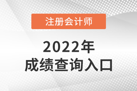 注冊(cè)會(huì)計(jì)師官網(wǎng)成績(jī)查詢登錄入口