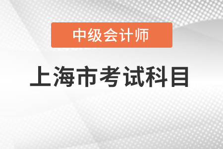 上海市崇明縣中級(jí)會(huì)計(jì)師考試科目有哪些,？