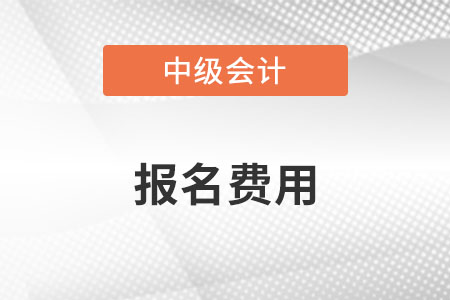 廣東中級會計師報名費是多少,？