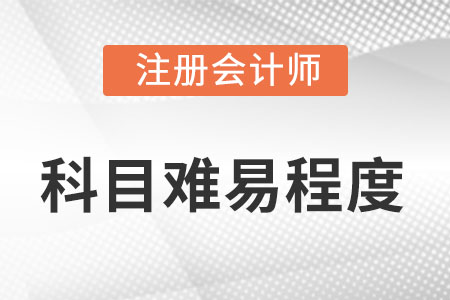 cpa各科難易程度你了解嗎?