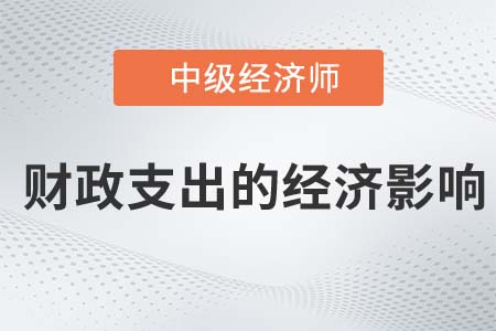 財政支出的經(jīng)濟影響_2022中級經(jīng)濟師財稅備考知識點