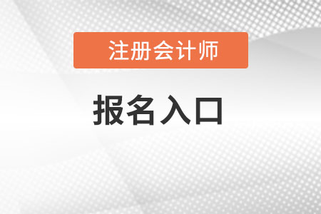 注冊(cè)會(huì)計(jì)師2022年報(bào)名入口是什么呢,？