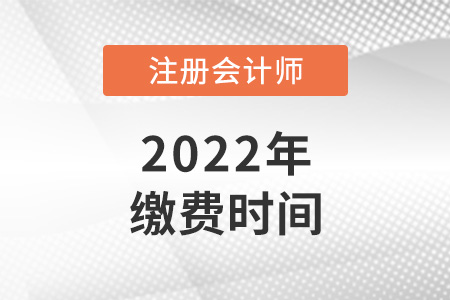 今年注冊(cè)會(huì)計(jì)師考試?yán)U費(fèi)的時(shí)間是哪天,？