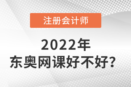 東奧注冊(cè)會(huì)計(jì)師網(wǎng)課有效果嗎？