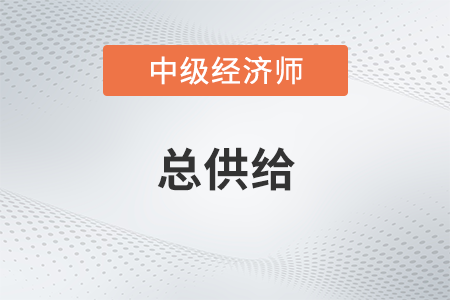 總供給_2022中級(jí)經(jīng)濟(jì)師經(jīng)濟(jì)基礎(chǔ)備考知識(shí)點(diǎn)