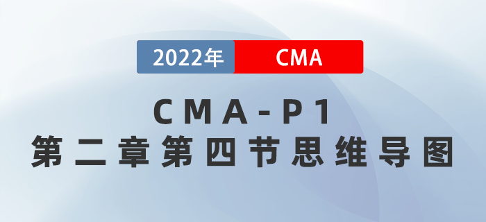 2022年CMA《財務(wù)規(guī)劃,、績效與分析》第二章第四節(jié)思維導(dǎo)圖