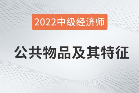 公共物品及其特征_2022中級經(jīng)濟(jì)師經(jīng)濟(jì)基礎(chǔ)備考知識(shí)點(diǎn)