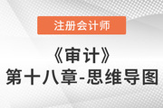 2022年注冊(cè)會(huì)計(jì)師《審計(jì)》第十八章思維導(dǎo)圖+章節(jié)練習(xí)