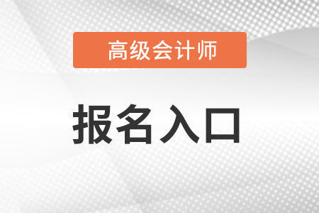 高級會計(jì)師報名官網(wǎng)登錄入口是什么?