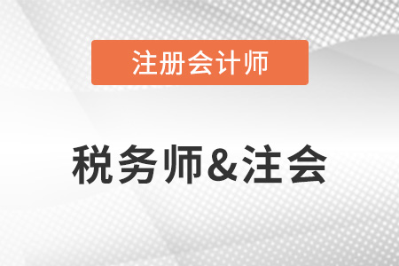 淺談注冊(cè)稅務(wù)師和注冊(cè)會(huì)計(jì)師的區(qū)別