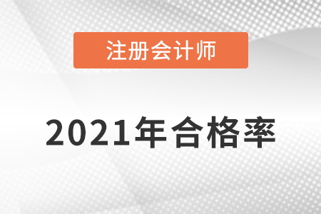 2021年注冊會計師合格率全六科