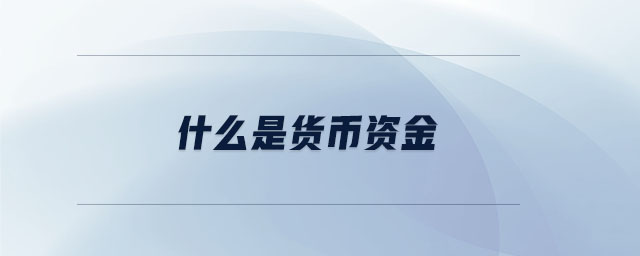 什么是貨幣資金