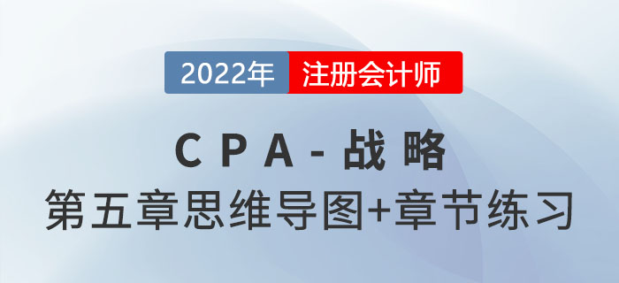 2022年注會(huì)戰(zhàn)略第五章思維導(dǎo)圖+章節(jié)練習(xí)