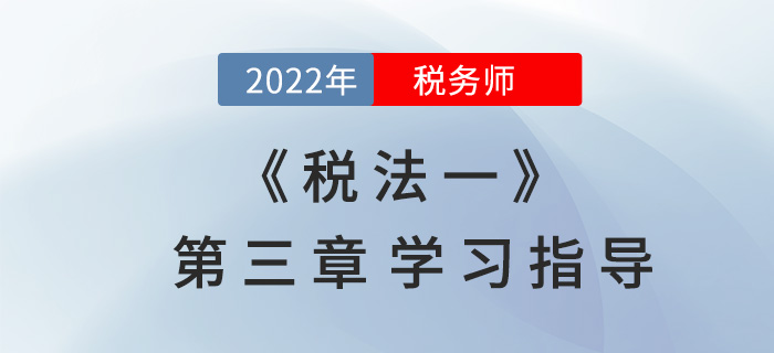 2022年稅務(wù)師《稅法一》第三章學(xué)習(xí)指導(dǎo)：消費(fèi)稅