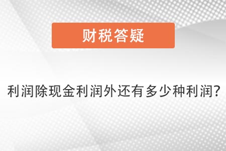 利潤除現(xiàn)金外