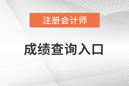 河北省滄州注冊會計師在哪里考試成績查詢,？