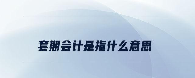 套期會(huì)計(jì)是指什么意思