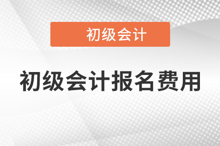 2023年初級(jí)會(huì)計(jì)報(bào)名費(fèi)多少錢？