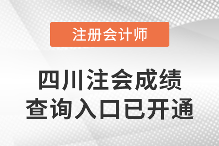 2022年四川省資陽(yáng)注冊(cè)會(huì)計(jì)師成績(jī)查詢?nèi)肟谝验_(kāi)通！快來(lái)查分,！