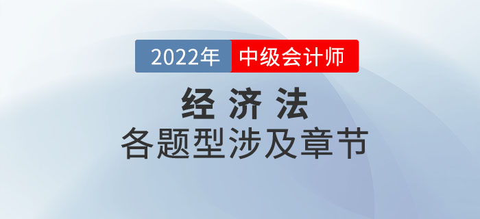 2022年中級(jí)會(huì)計(jì)經(jīng)濟(jì)法各題型涉及章節(jié)_第一批次