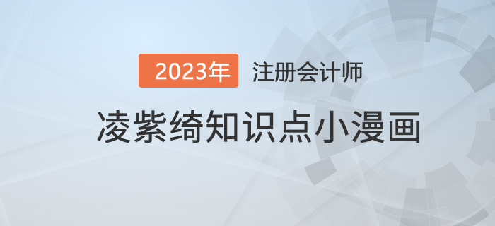 凌紫綺老師知識點小漫畫——注冊會計師的責任