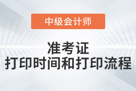 中級(jí)會(huì)計(jì)延期考試準(zhǔn)考證打印時(shí)間和打印流程發(fā)布了嗎,？