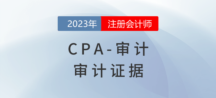 注會(huì)審計(jì)預(yù)習(xí)章節(jié)速覽：第三章審計(jì)證據(jù)