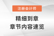 精細(xì)到章,！2023年注會(huì)六科目各章節(jié)該如何預(yù)習(xí),？