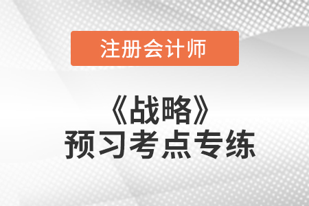 組織的戰(zhàn)略類型_注會(huì)戰(zhàn)略預(yù)習(xí)考點(diǎn)專練