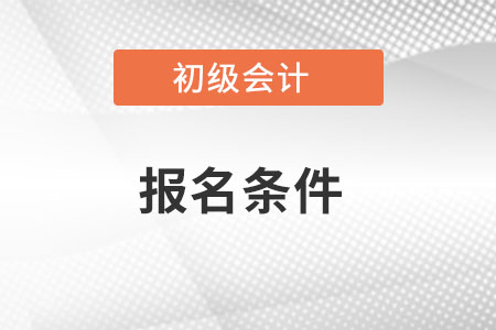 初級(jí)會(huì)計(jì)2023報(bào)名條件都有哪些,？