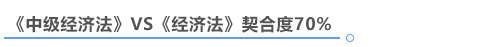 中級(jí)會(huì)計(jì)經(jīng)濟(jì)法與注會(huì)經(jīng)濟(jì)法契合度