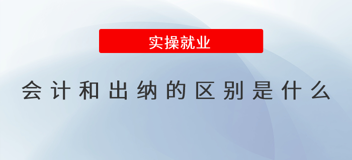 會計(jì)和出納的區(qū)別是什么,？