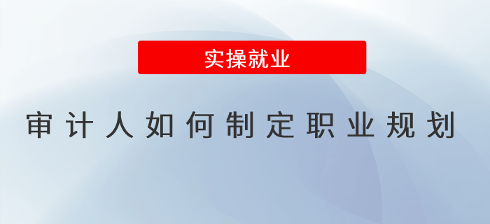 審計人如何制定職業(yè)規(guī)劃,？