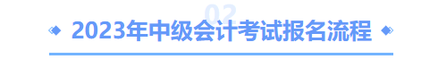 中級會計考試報名流程