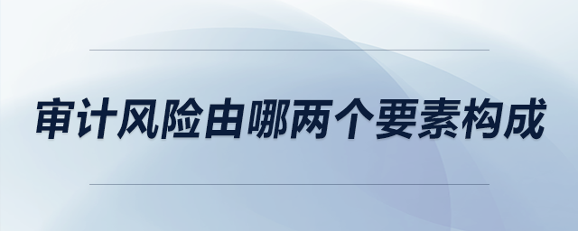 審計(jì)風(fēng)險(xiǎn)由哪兩個(gè)要素構(gòu)成