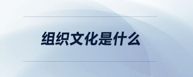 組織文化是什么