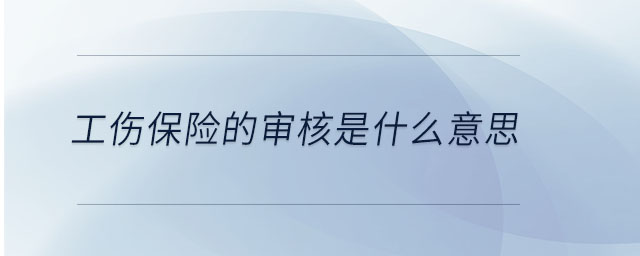 工傷保險(xiǎn)的審核是什么意思