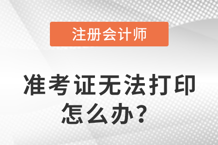 2023年注冊(cè)會(huì)計(jì)師準(zhǔn)考證打印不了是什么原因,？