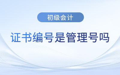 初級(jí)會(huì)計(jì)專業(yè)技術(shù)資格證書(shū)號(hào)是管理號(hào)嗎,？