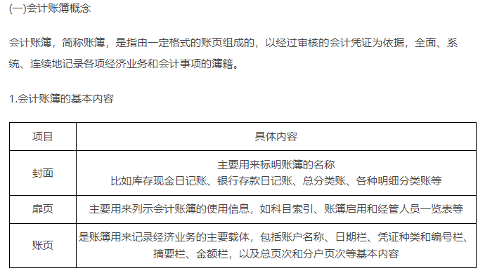初級(jí)會(huì)計(jì)實(shí)務(wù)知識(shí)點(diǎn)-會(huì)計(jì)賬簿