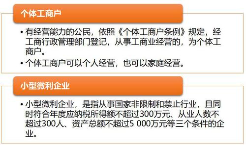 個(gè)體工商戶&小型微利企業(yè)